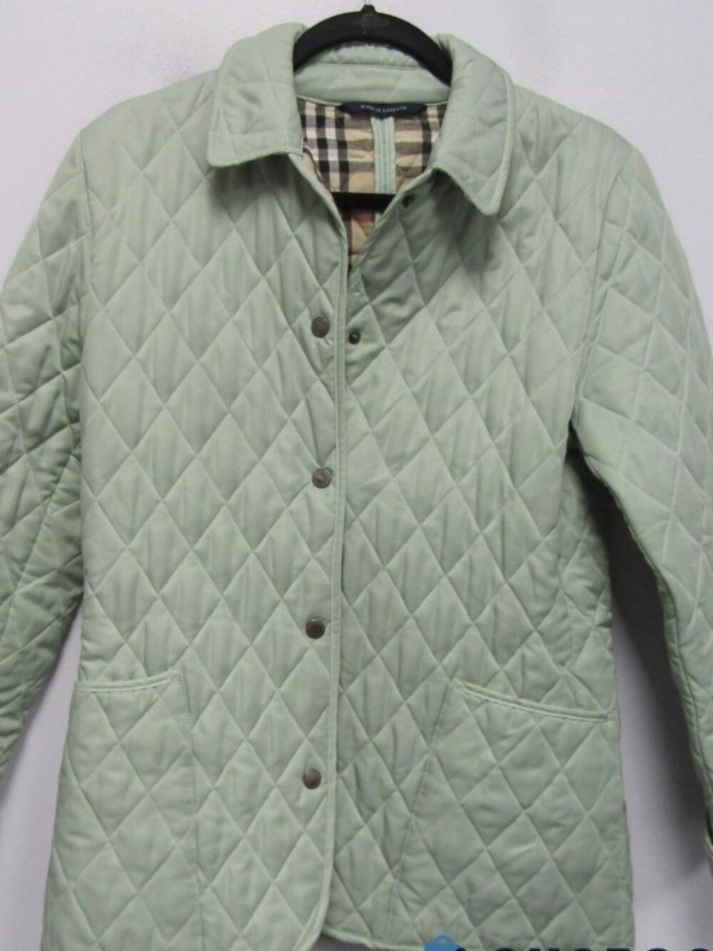 BURBERRY QUILTED JACKET in Mint Green - Gorgeous Luxury!